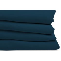 3in1 Lärmschutzvorhang mit Thermoisolierung Verdunkelung Blau MC56