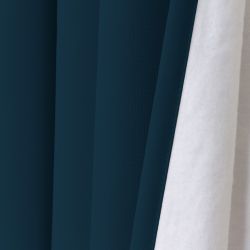 3in1 Lärmschutzvorhang mit Thermoisolierung Verdunkelung Blau MC56