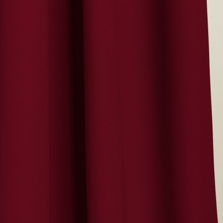 4in1 Raumteilervorhang mit Lärmschutz Thermoisolierung Verdunkelung nach Maß Rot MC330