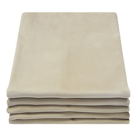 4in1 Raumteilervorhang mit Lärmschutz Thermoisolierung Verdunkelung Samt Venise Beige MC15