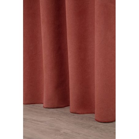 3in1 Lärmschutzvorhang mit Thermoisolierung Verdunkelung Romy Terra Cotta MC7005