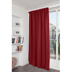 Verdunkelungsvorhang Uni Rot MC310