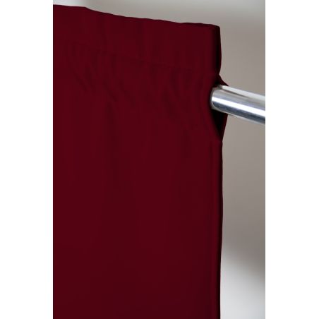 4in1 Raumteilervorhang mit Lärmschutz Thermoisolierung Verdunkelung Rot MC330